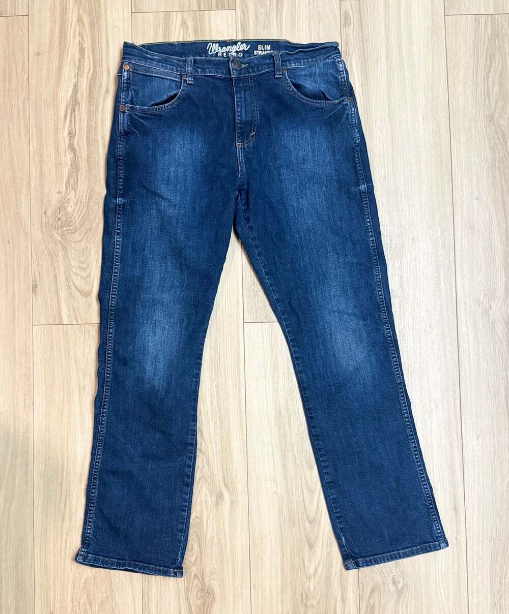 Wrangler Retro Slim Straight Jeans 33x30